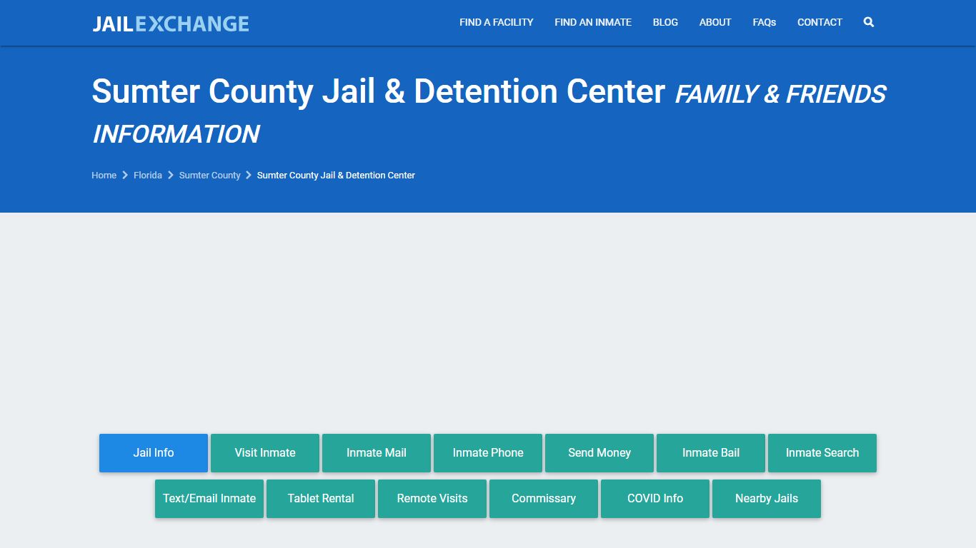 Sumter County Jail & Detention Center Visitation | Mail ...